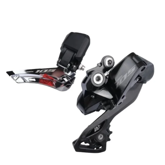 Shimano 105 Di2 R7100 FD R7150 Front Derailleur Braze on 2x12 Speed RD-R7150 Rear Derailleur 1 PCS For Road Bike