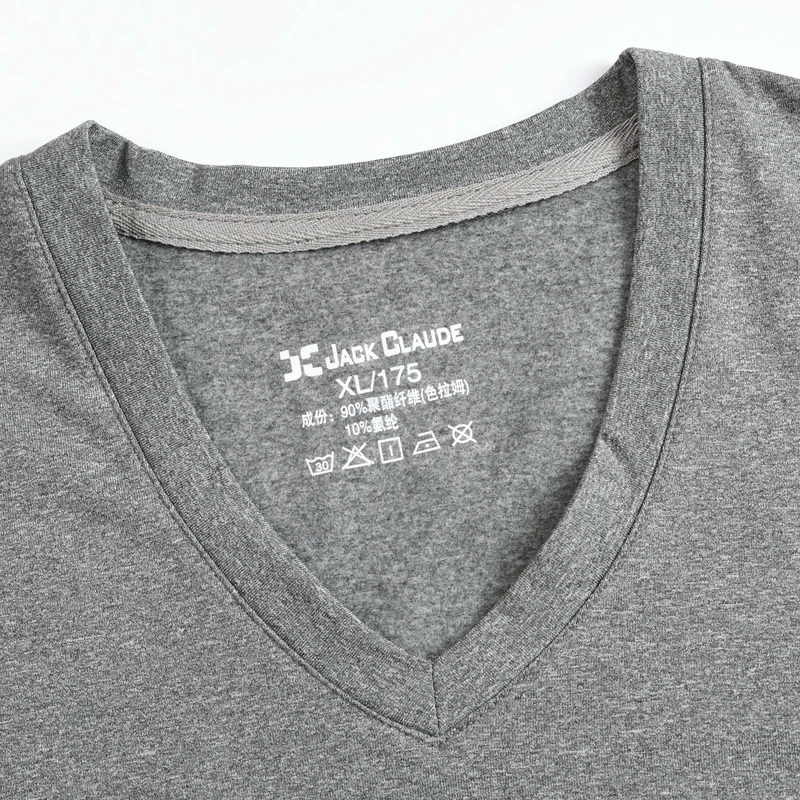 
Cheap Polyester Material V Neck Thin Fleece Lined Various Colors Thermal Underwear for Men 