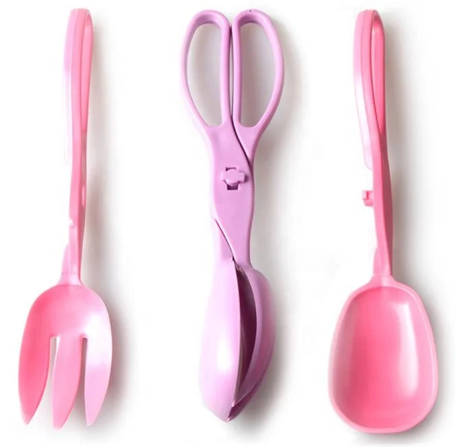 Kitchen Thickening Food Serving Tongs / Buffet Party Catering Salad Tongs