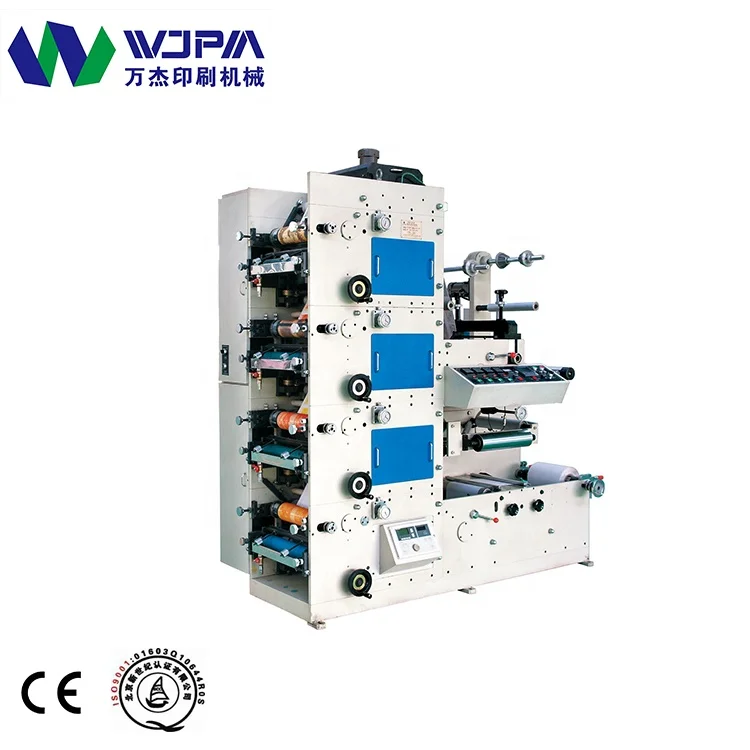 320 мм клейкие прозрачные ПВХ ПЭТ ОПП Флексографические наклейки печатная машина