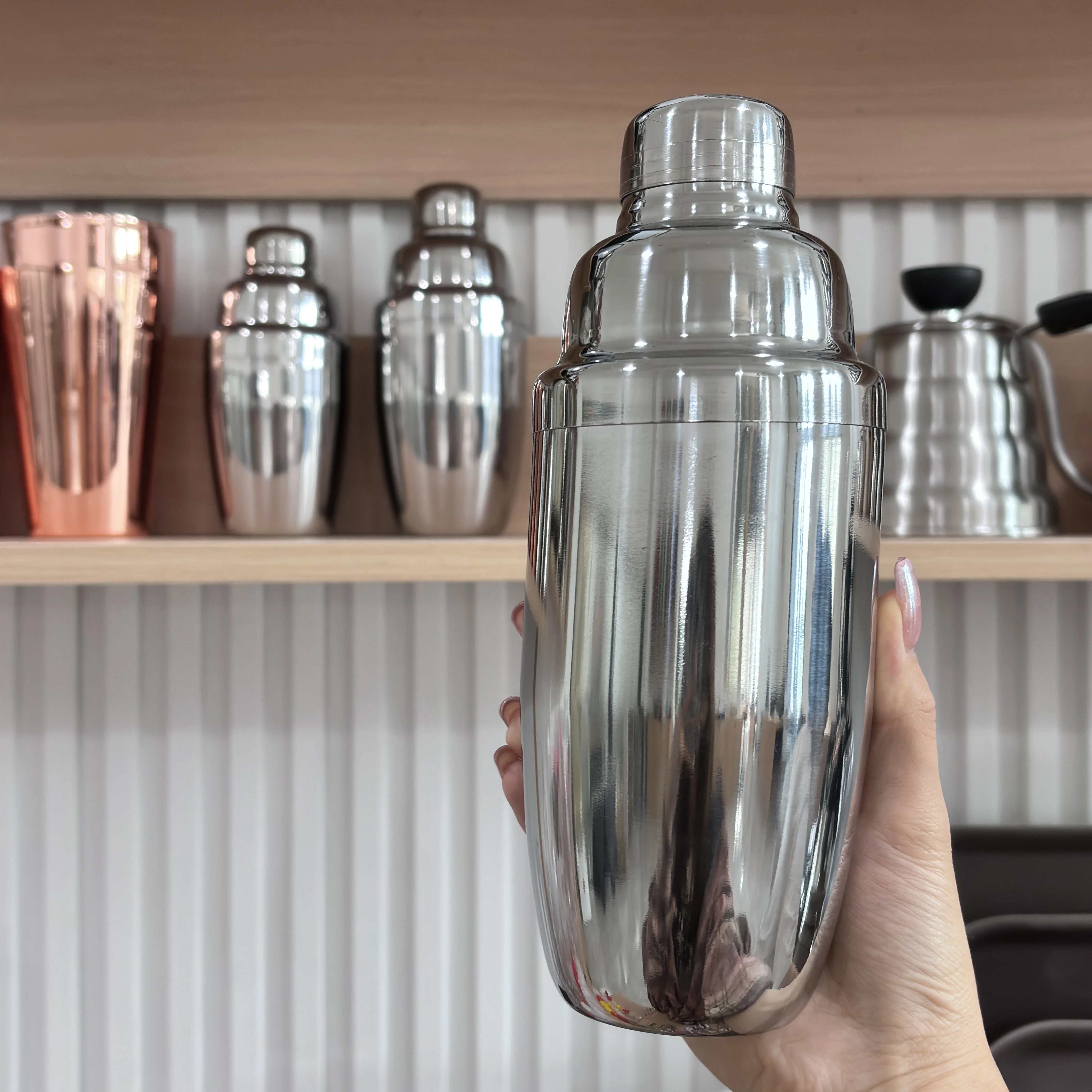 Hot Sale 11-Piece 750ml Cocktail Shaker Set Stainless Steel Bar Accessories for Home Bar Whiskey Maker Hotel Restaurant Supplies