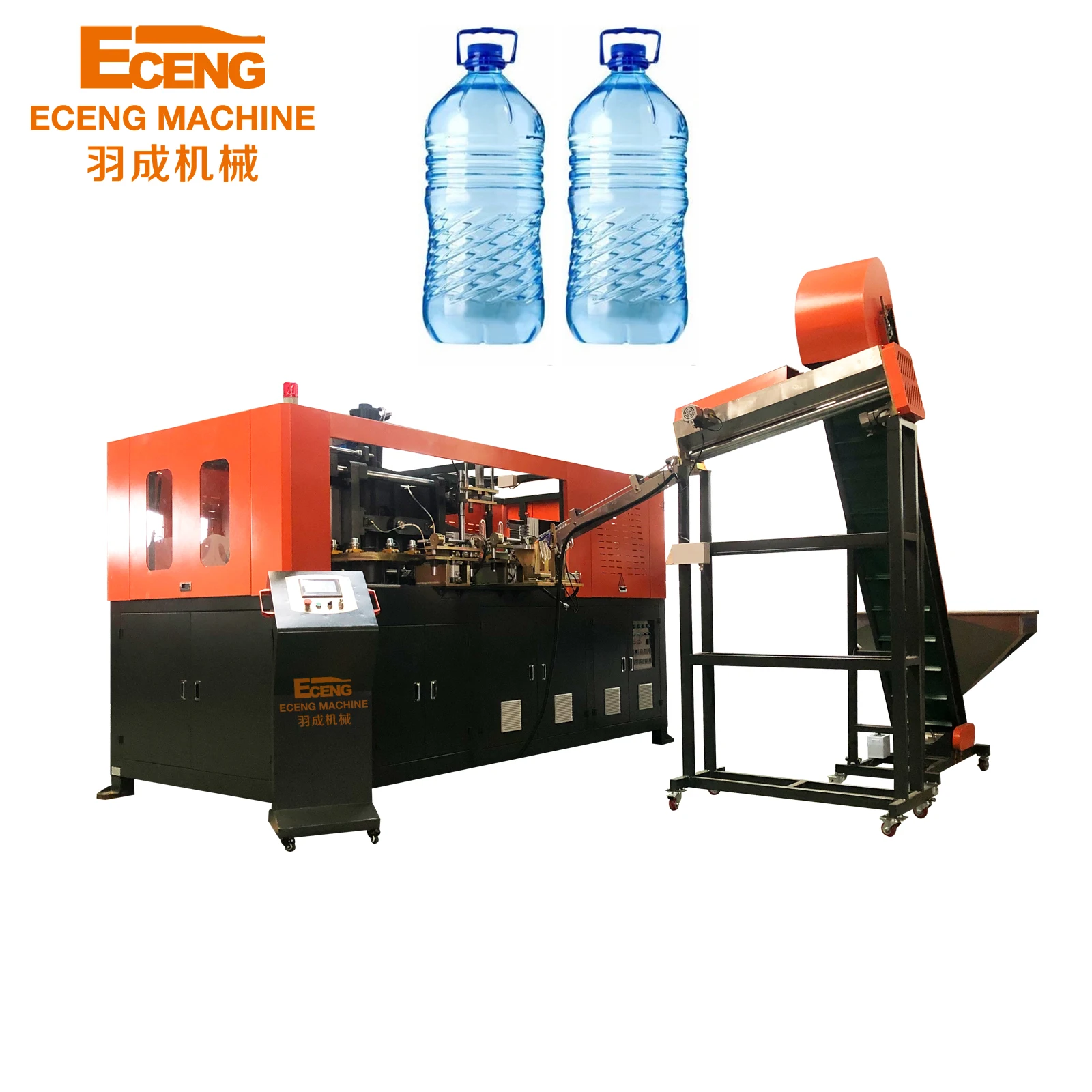 peanut oil Hot sales 2 cavity pet bottle blowing machine automatic price Factory 5 liter 3L 4L 5L