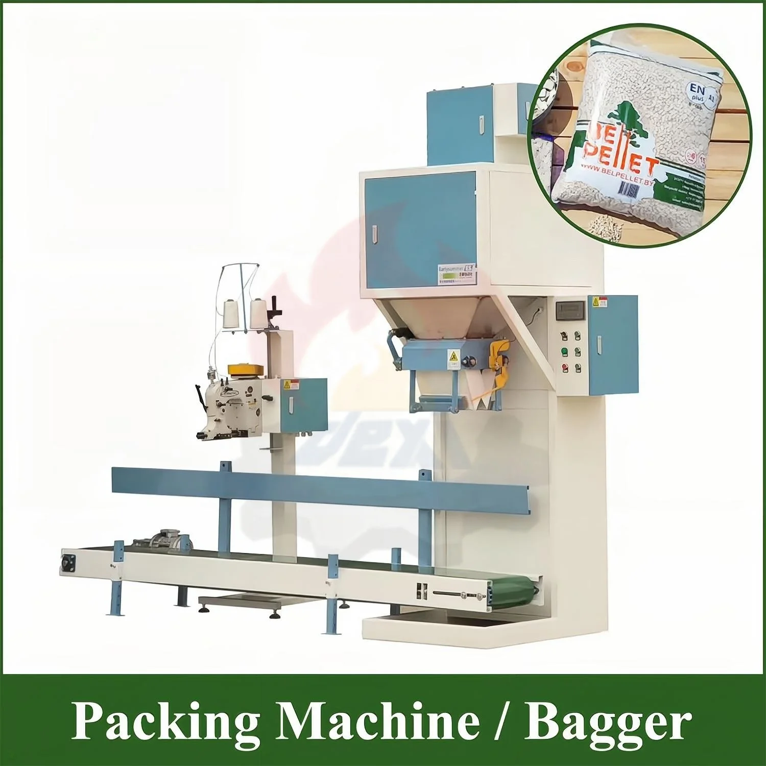 Automatic Weighing and Packaging Machine Biomass Pellet Organic Fertilizer Feed Powder Packaging Machine