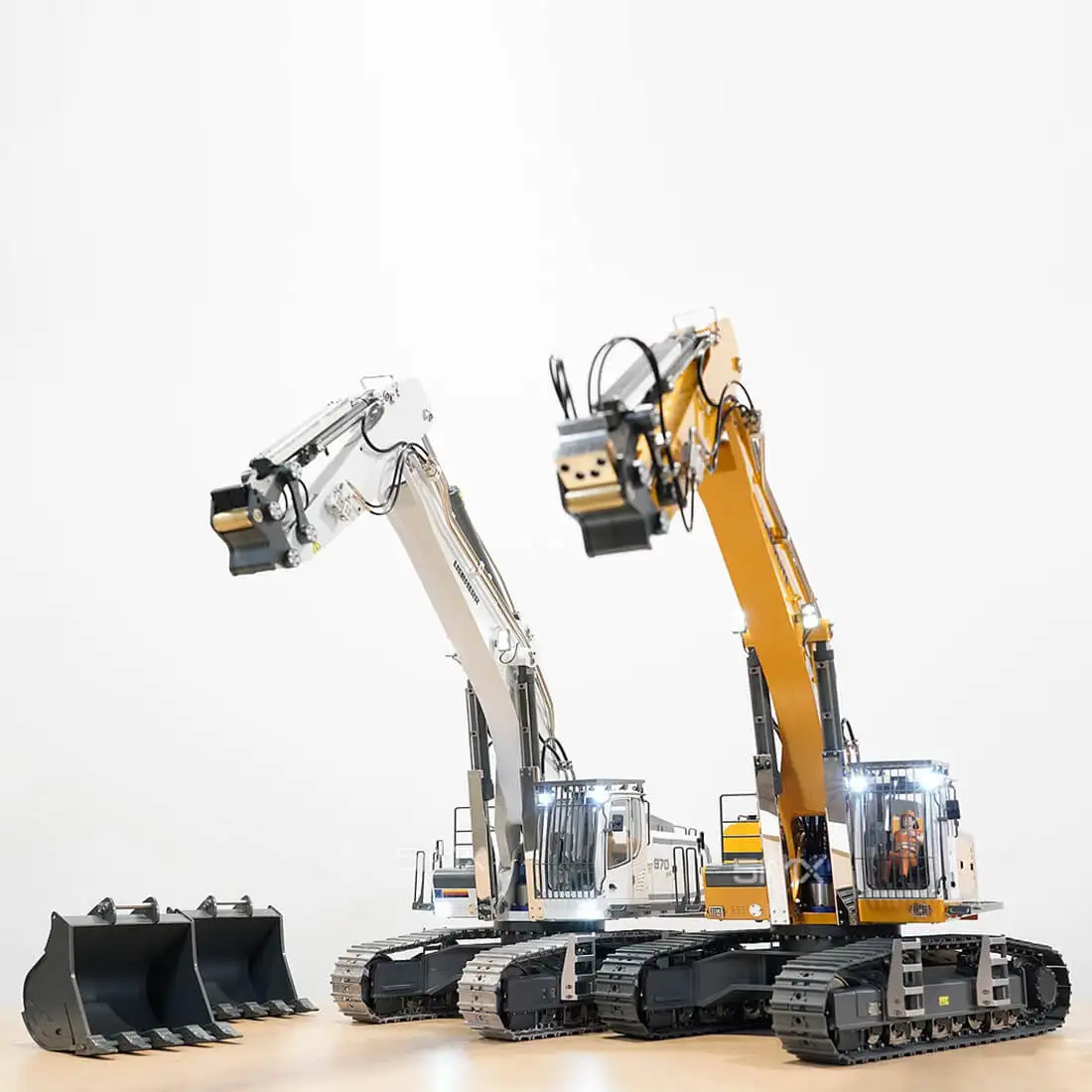 Гидравлический экскаватор KABOLITE K970 1/14 2 4G RC полностью металлический с дистанционным управлением строительные транспортные средства механическая