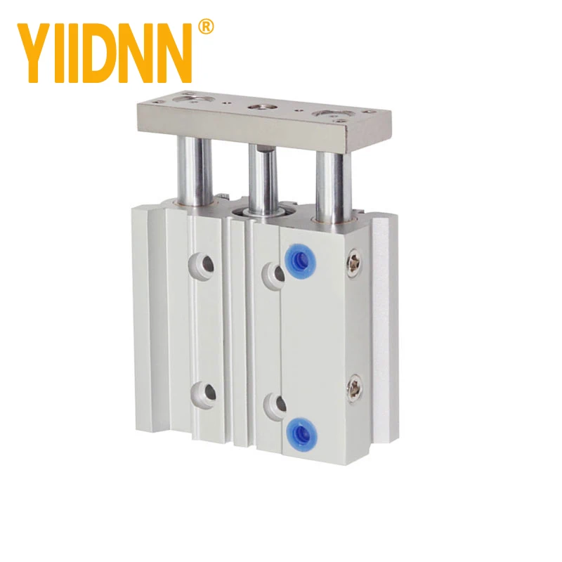MGPM SMC size Compact Guide Cylinder BORE 12 16 20 25 32 40 50 63 adjustable Stroke