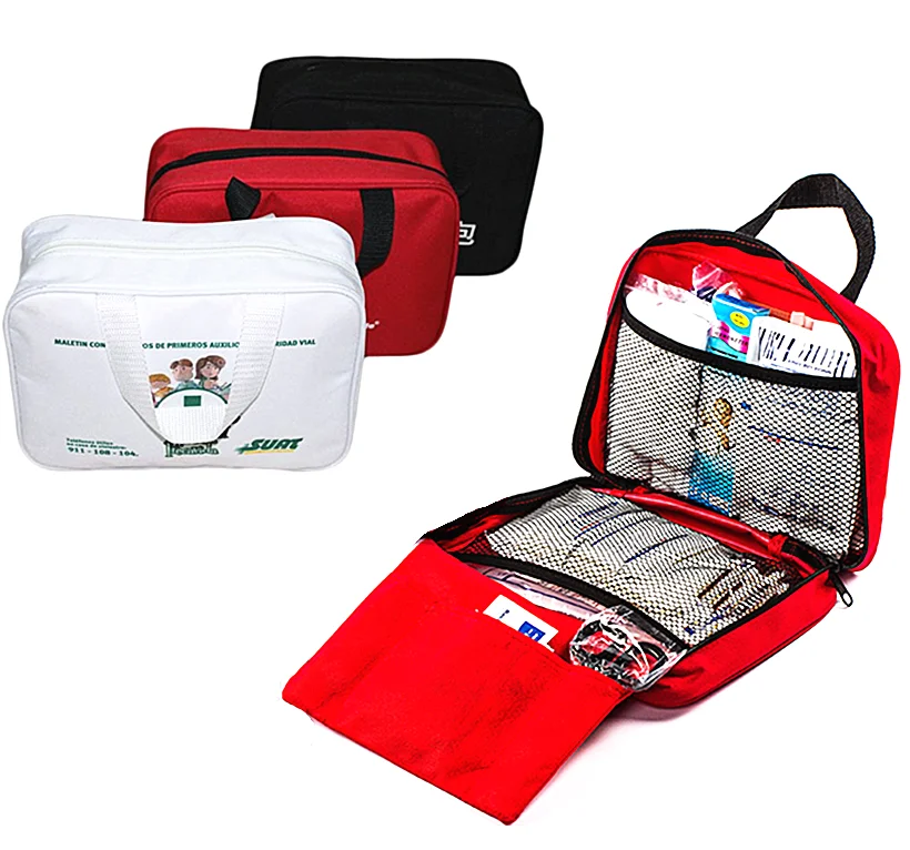 First Aid Kit with Cute Portable Handbag Outdoor&Travel Surviving&Rescue Emergency Bag Trauma Nursing&Health Care Pack at Home