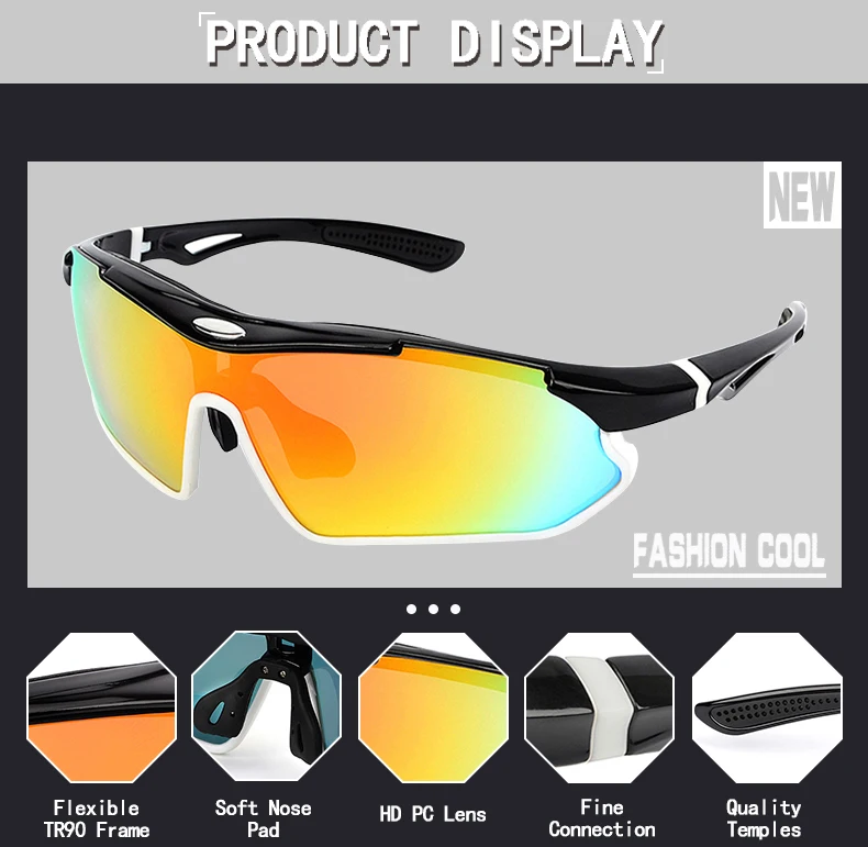 2022 Macway New Detachable Temple Sunglasses Bike Bicycle Polarized Lens Cycling Glasses Sports Eyewear