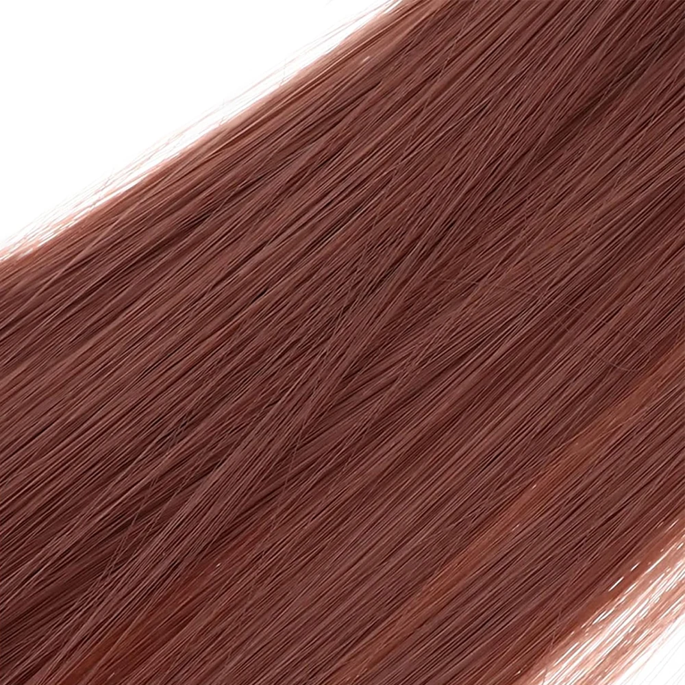 Color hair piece wig piece hair extension simulation female high temperature silk curling straight hair piece