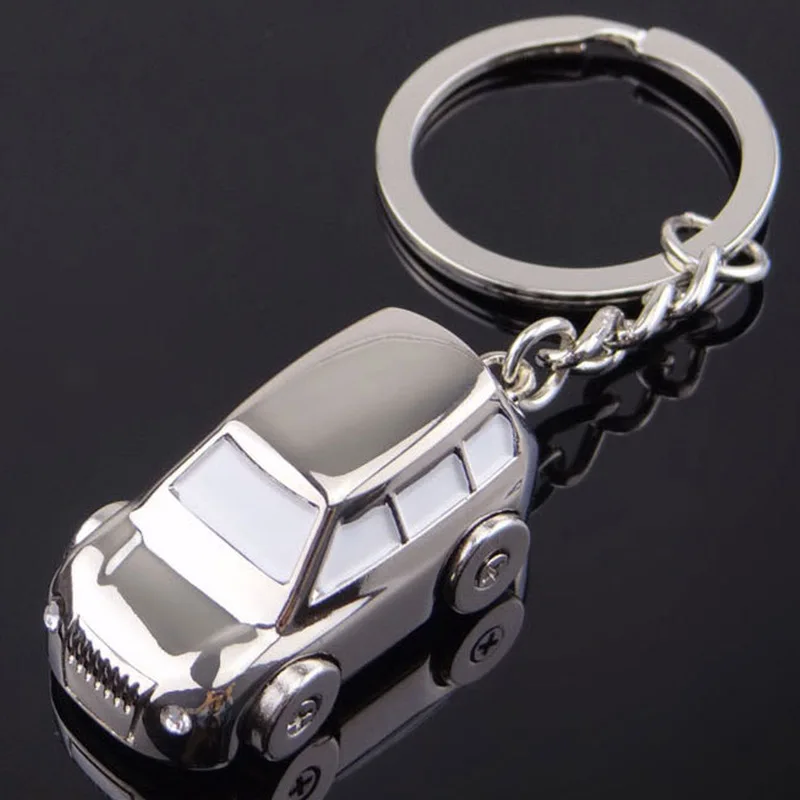 wholesale zinc alloy iron custom 3D car keychain metal vintage cars kinds of convertible car model keychain