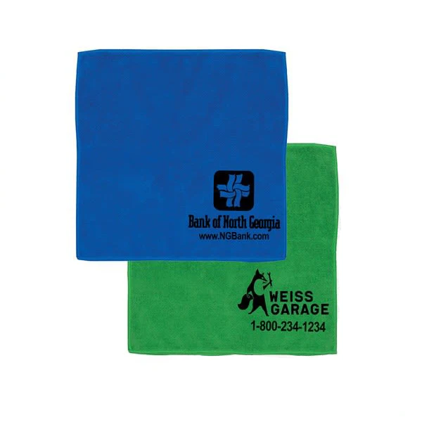 Premium 12 Inch x 12 Inch Microfiber Car Wash Towel Wholesale with Logo for Vehicle Use