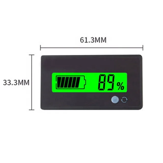 Lithium lead acid battery multi power consumption display power module