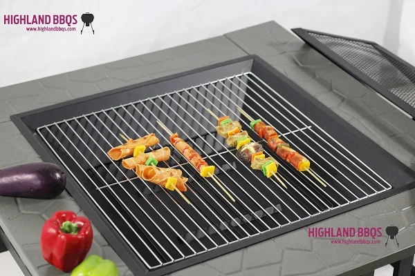 Hot selling  Firepit Square Outdoor Firepit Wood Burning Fire Pit Brazier