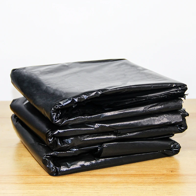 Compostable Disposable Trash Bag Cheap Black Plastic Heavy Duty Big Bin Garbage Bags For Dustbin Garbage Bag