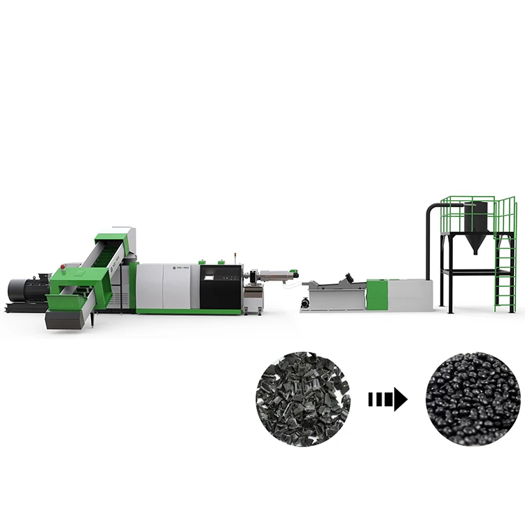Plastic Recycling Pellet Extruder Granulator Machine Recycling Machine For Plastic