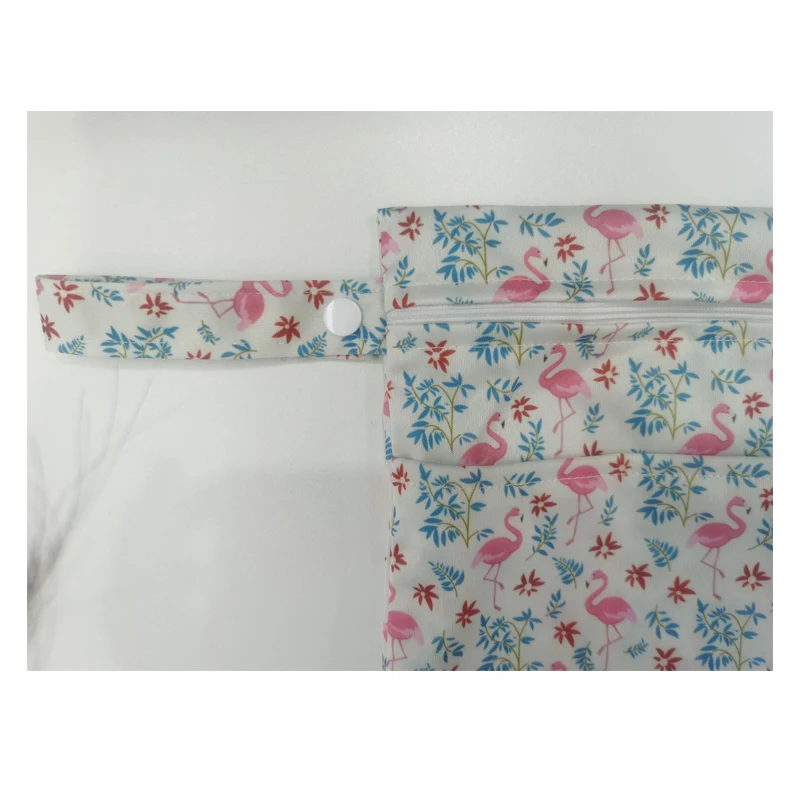 Best Waterproof Wet Dry Bags for Baby Cloth Diapers Washable Travel Wetbag Fashionable Print Custom Size Accept Customized Logo