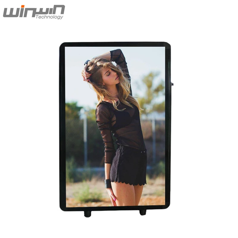 Smart Handy Digital Signage LCD Walking Billboard Human Portable Display