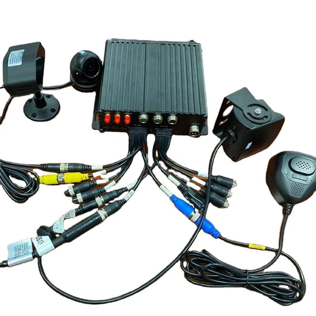JY-X3/6 8 CH DVR with DSM Driver Fatigue Monitor 4G GPS  Anti Sleep ADAS 4G Card Video for mining trucks