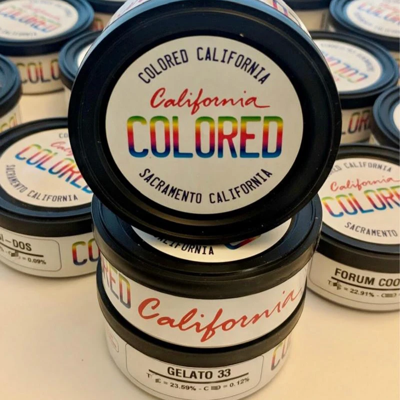 
Pressitin Empty 3.5g Dry Herb Flower with labels easy open lids Custom Colored California Cali Tuna Tin Cans weed Container 