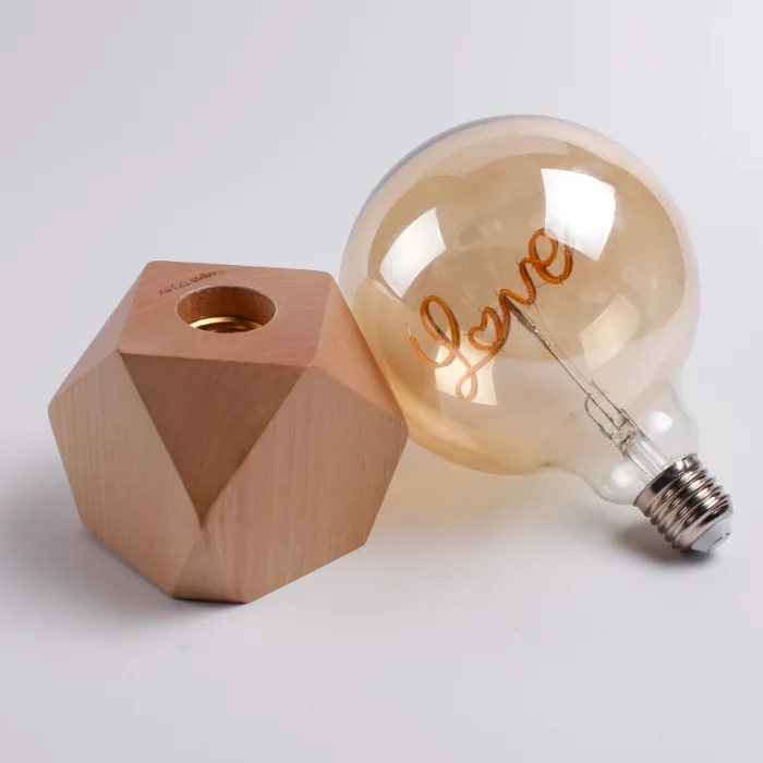 Customized Decorative Flexible Filament Lamp G125 Led Globe Bulb 4w Led Soft Filament Bulb