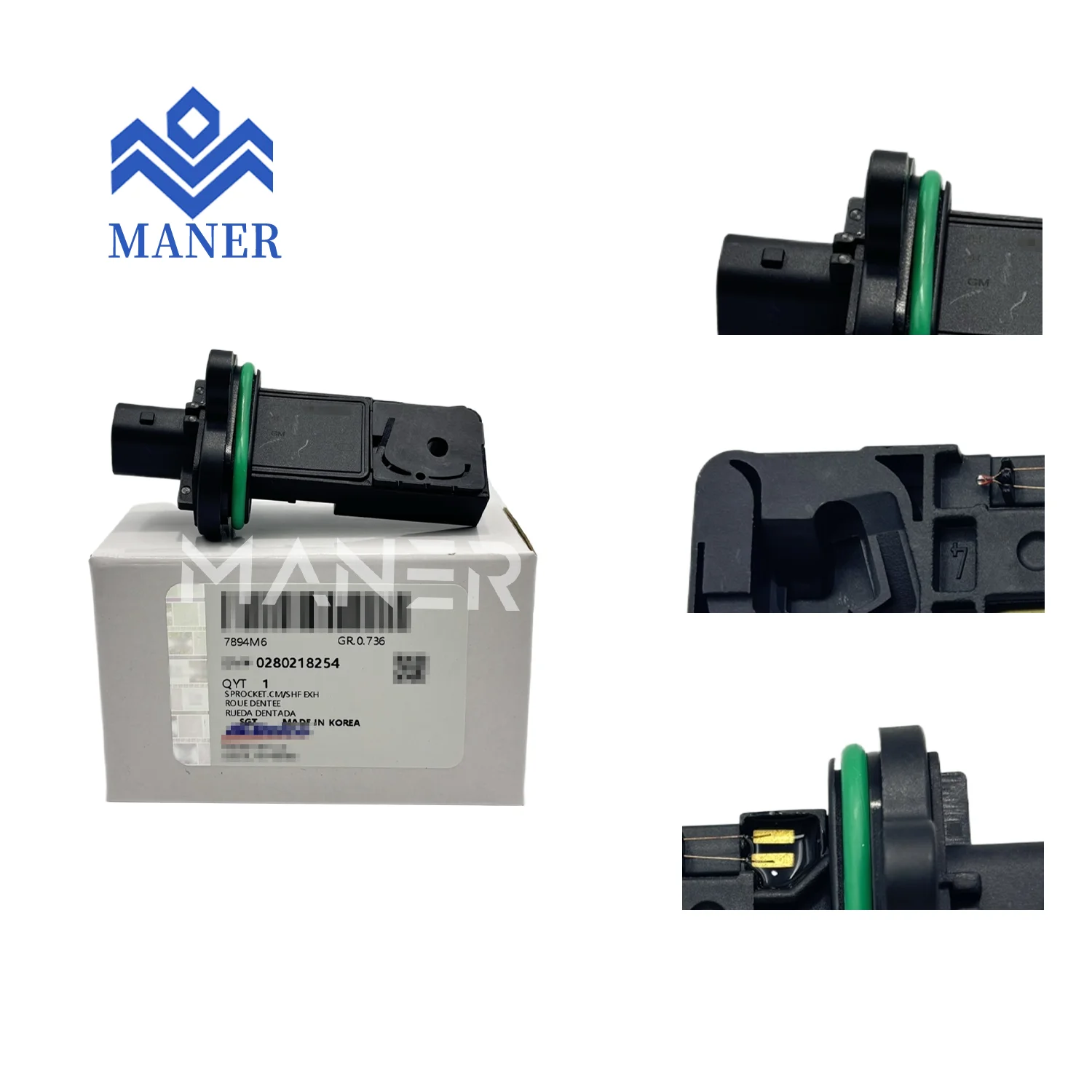 MANER Auto Electrical Systems 0280218254 Factory custom Air Flow Meter Sensor For Chevrolet Volt 1.4L 2011-2015
