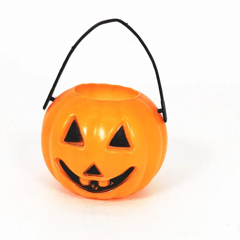 Wholesale plastic  pumpkin candy bucket halloween