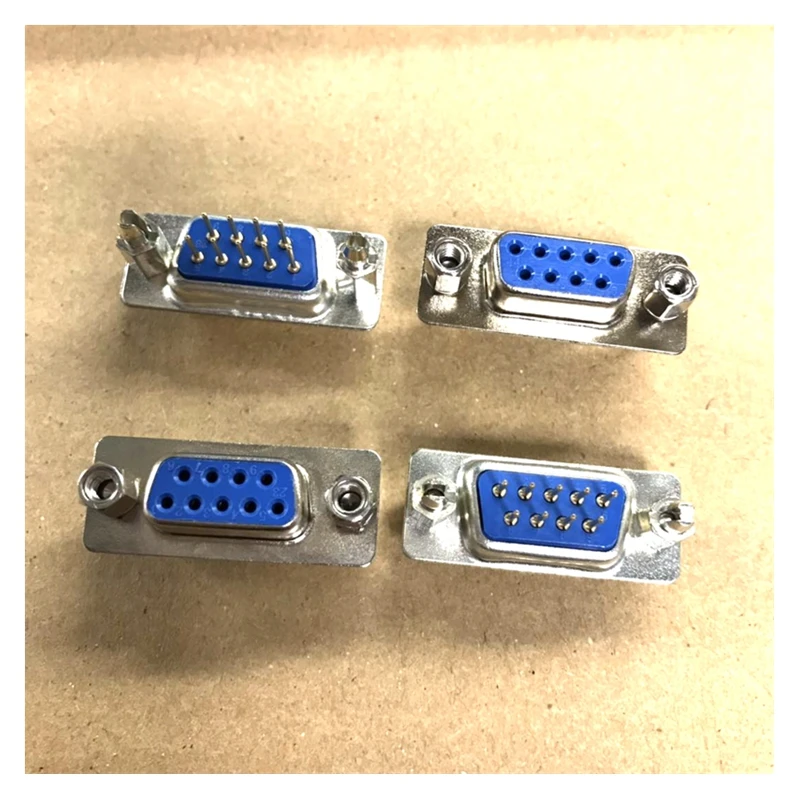 PCB solder type male 9pin power D-sub connector
