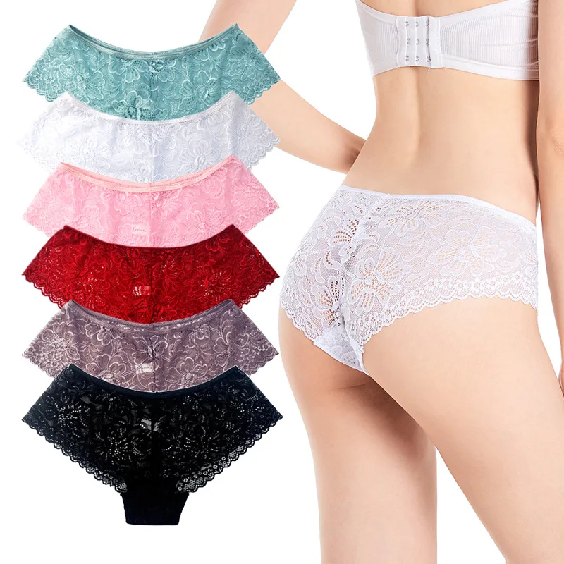 High Quality Cotton Lace Fabric for Girl Sexy Lace Underwear Pictures of Women in Lace Underwear