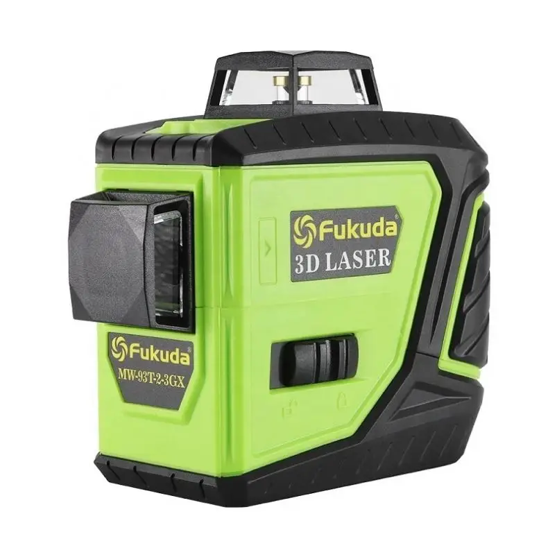 Automatic self leveling 360 Rotating fukuda level  multi cross line red Green beam laser level 3d 12 lines meter machine