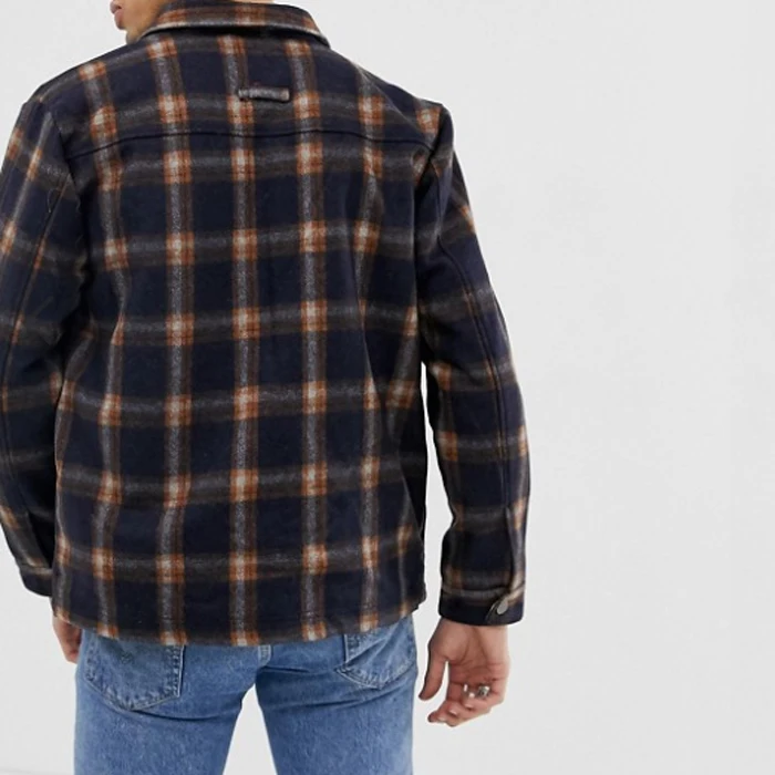 
Checked Wool Jacket and custom men jacket 