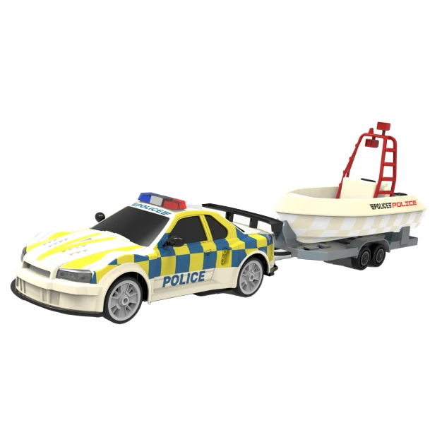 Hot Selling Transporter Toy Trailer Truck Toy Electric Sound and Light Lift Truck Towing Sailboat Kid Toy Car Trailer