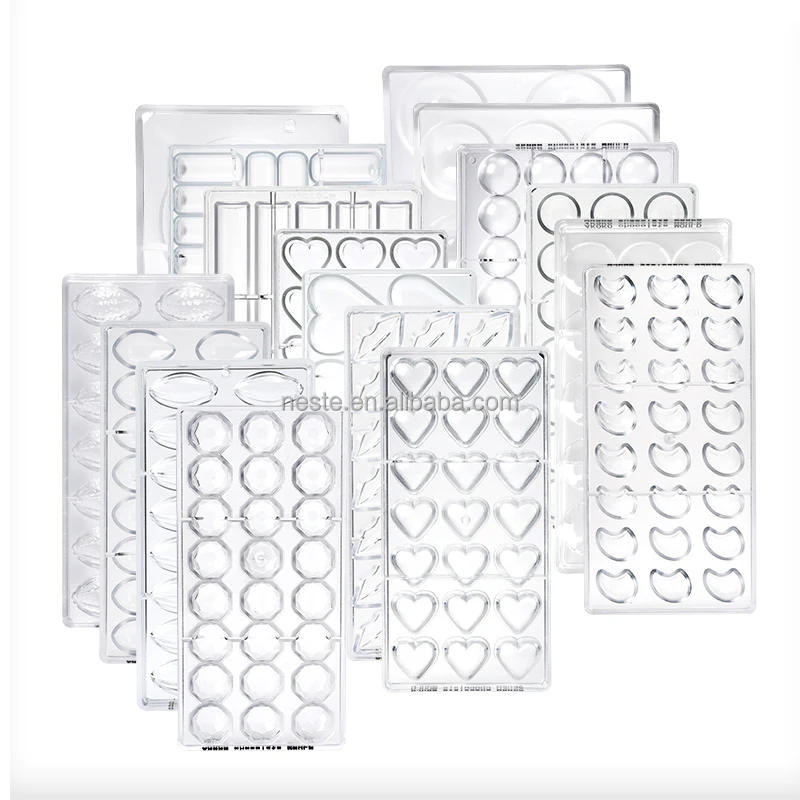 Unique Customized Polycarbonate Chocolate Mold Popular Plastic Mold for Chocolate Candy Molds