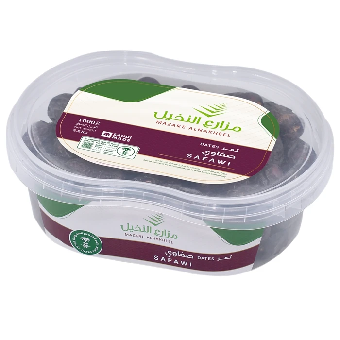 Farm Best Seller Healthy Fruit Products Dried Fruit Snack Dates Safwai Haleel Mazare Alnakheel 1kg Black Red Dates