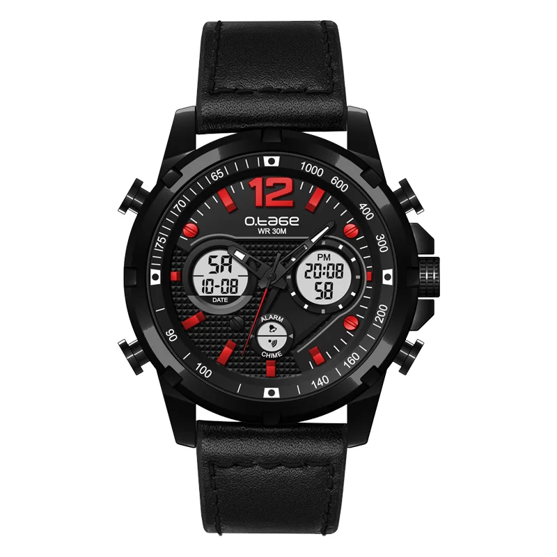 Factory Price O.TAGE Sports Watch with Date Digital LCD Watch Wrist Watch