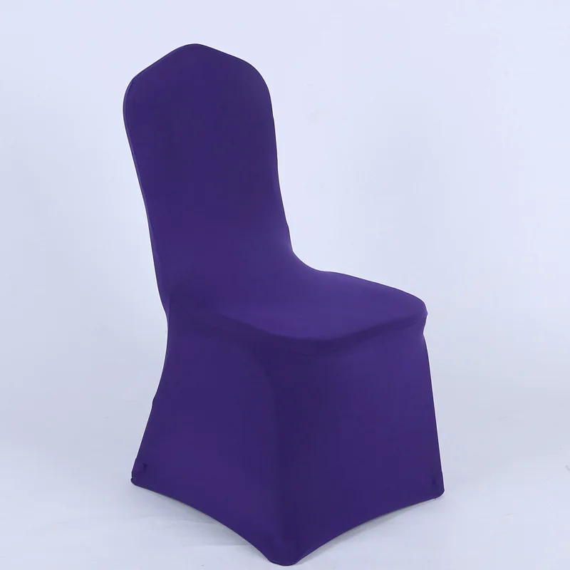 Custom Color Chair Slip Cover Stretch Banquet Spandex Chair Cover for Wedding Events Party Decoration Chair Covers For Events