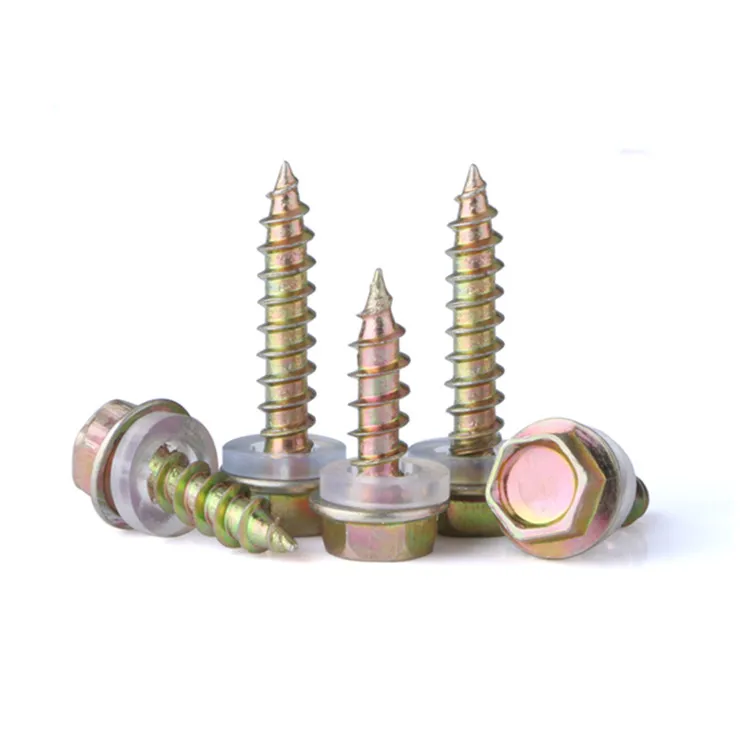 Din6928 hex flange head self tapping wood screw