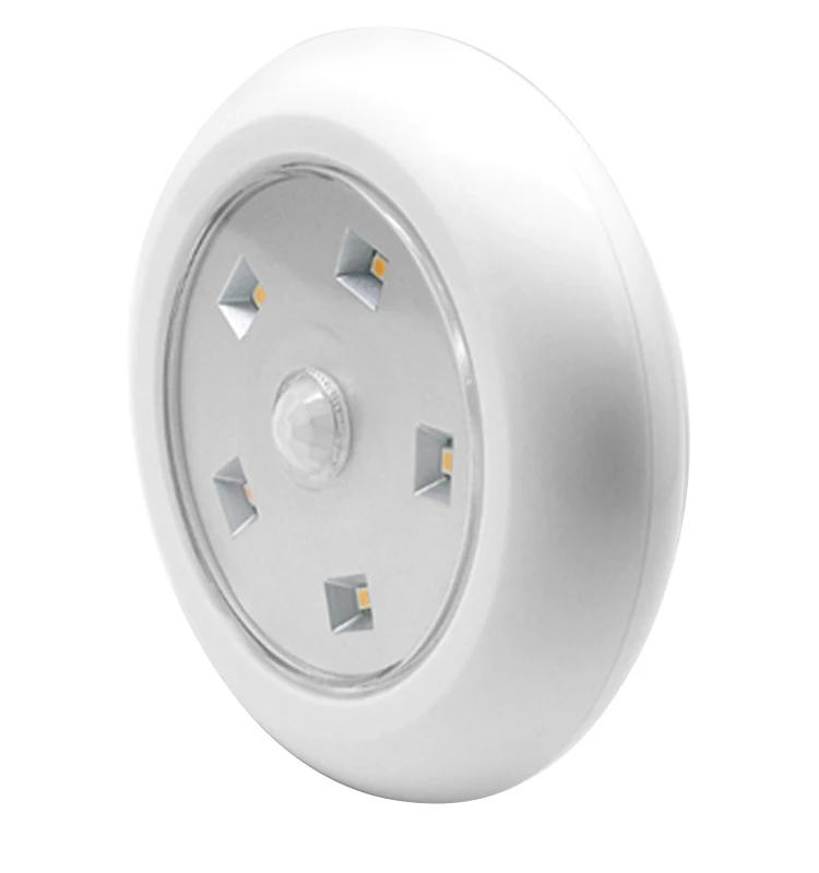 
Battery powered kitchen under cabinet led lighting with motion sensor closet light 2 pucks 