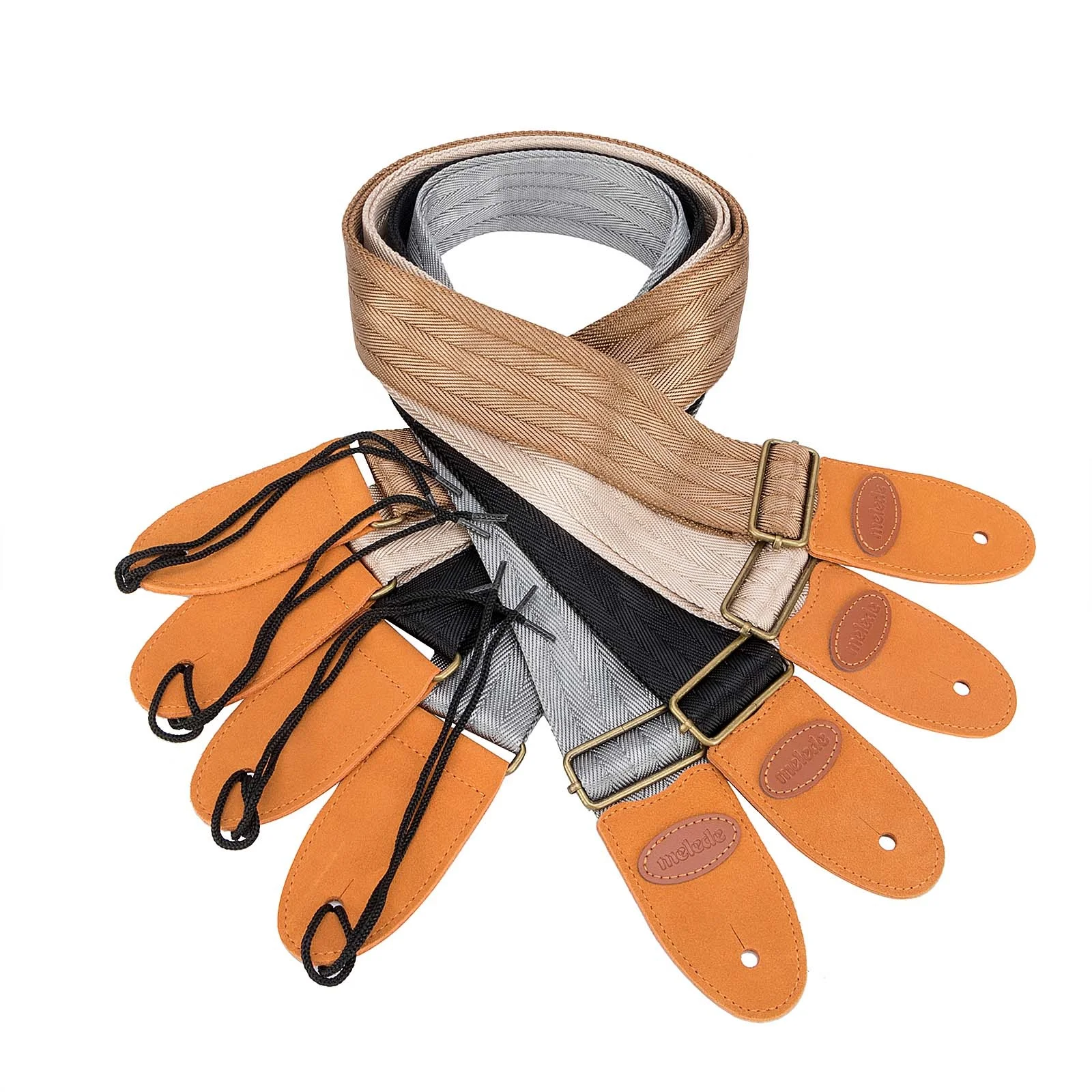 Custom Electric Guitar Strap Guitar Parts & Accessories 4 Colors Guitar Straps for Choose