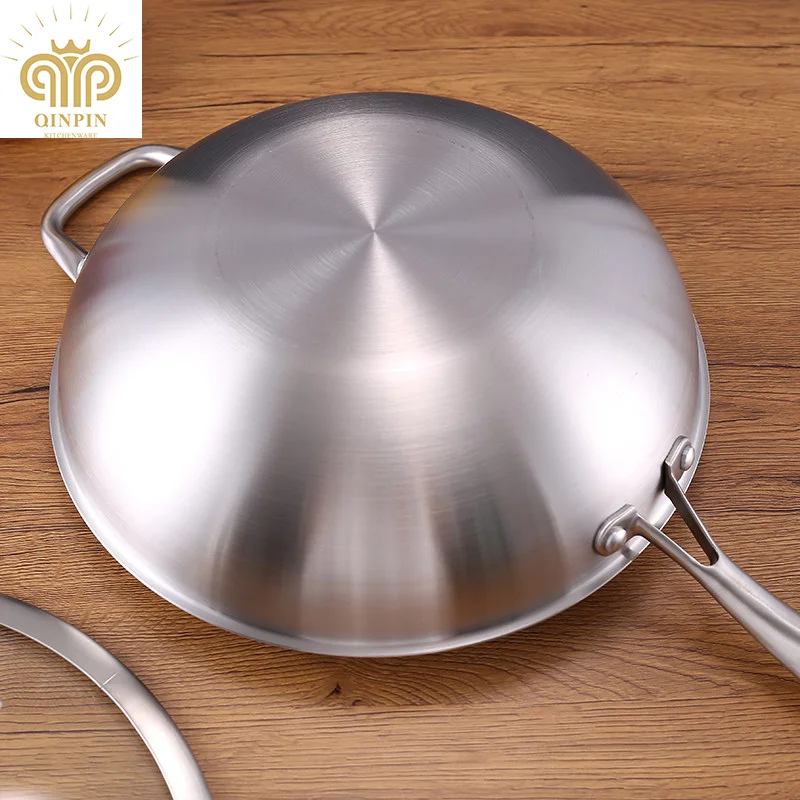 Stainless Steel Frying Pan High Quality SUS304 Cooking Pan