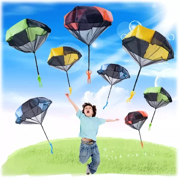 Hand Throwing Parachute Toy Kids Outdoor Funny Game Play Toys For Children Fly Soldier Parachute Sport Toy For Kids