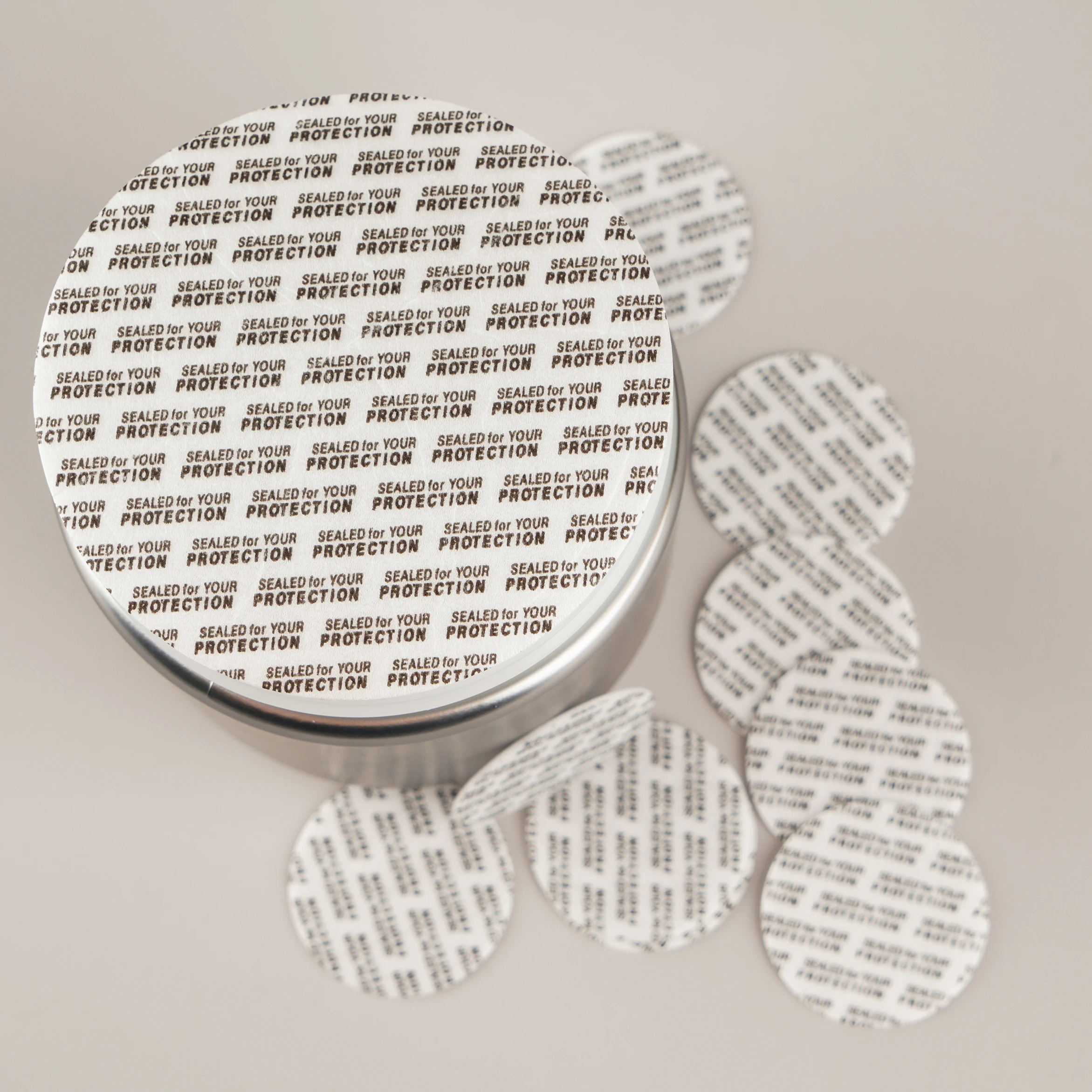 Aluminum foil induction seal liner universal heat induction seal liner for glass PE PET PP PVC plastic bottle cover