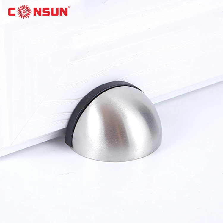 Furniture Hardware Half Moon Stainless Steel 304 Rubber Door