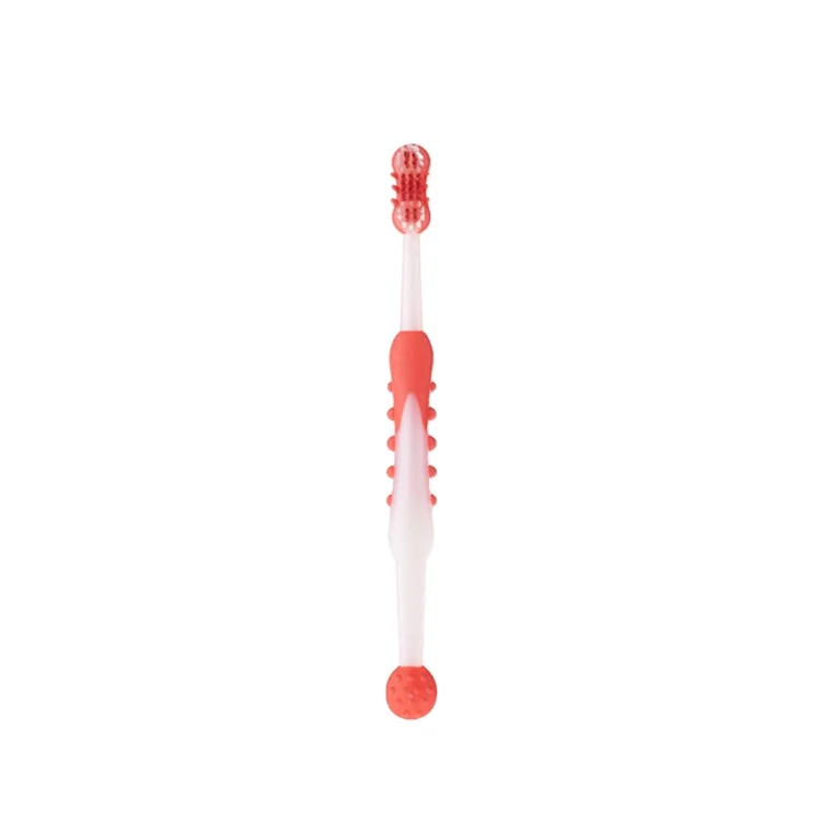 wholesale colour adult oem cheap anti-slip handle tongue cleaner toothbrush