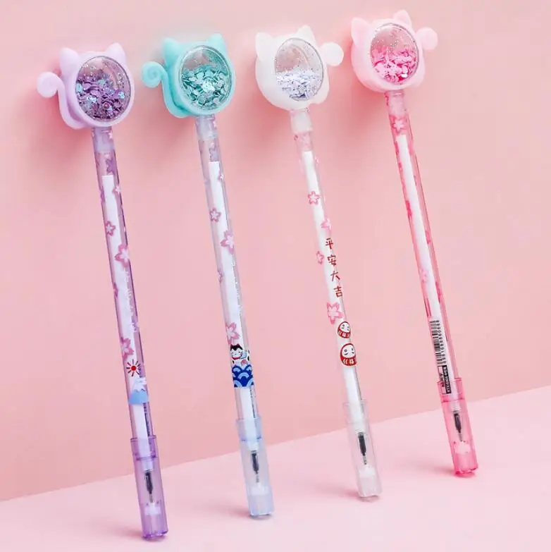 2022 дешевые оптовая продажа милые Канцтовары с героями мультфильмов милая гелевая ручка для