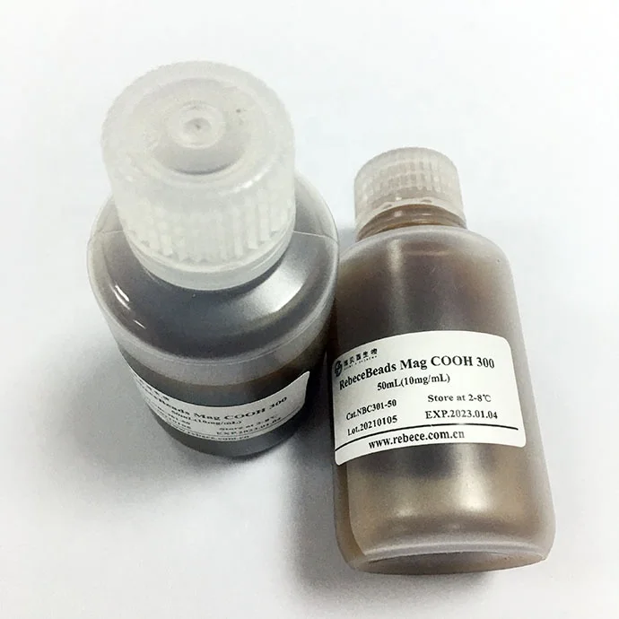 Carboxyl coated magnetic nanoparticles beads for DNA isolation with professional factory