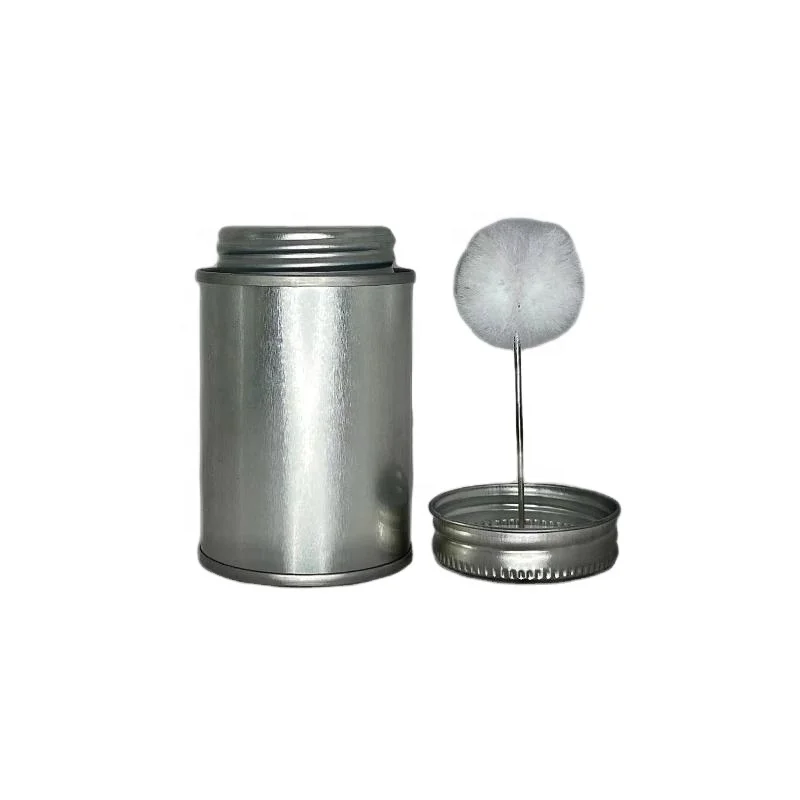 Заводская металлическая жестяная банка с резьбовой крышкой для упаковки ПВХ клея