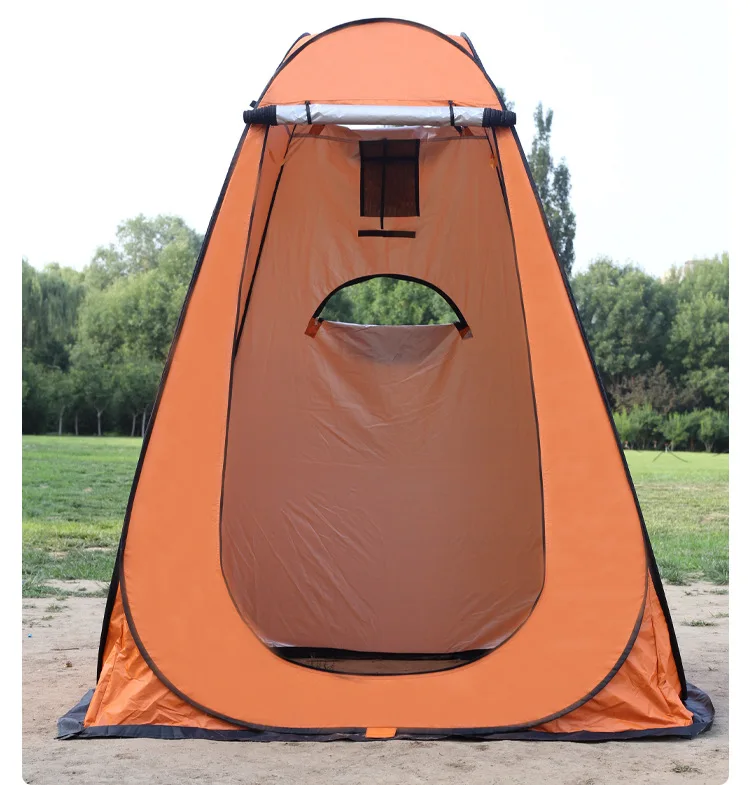customized  mobile toilet outdoor shower camping dressing bath tent quickly open  building-free camping toilet
