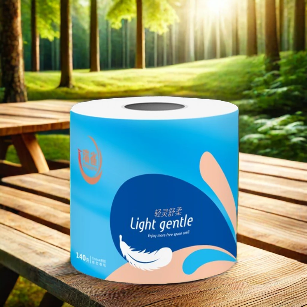 Premium low price 3-ply thickened paper towels Standard toilet paper roll