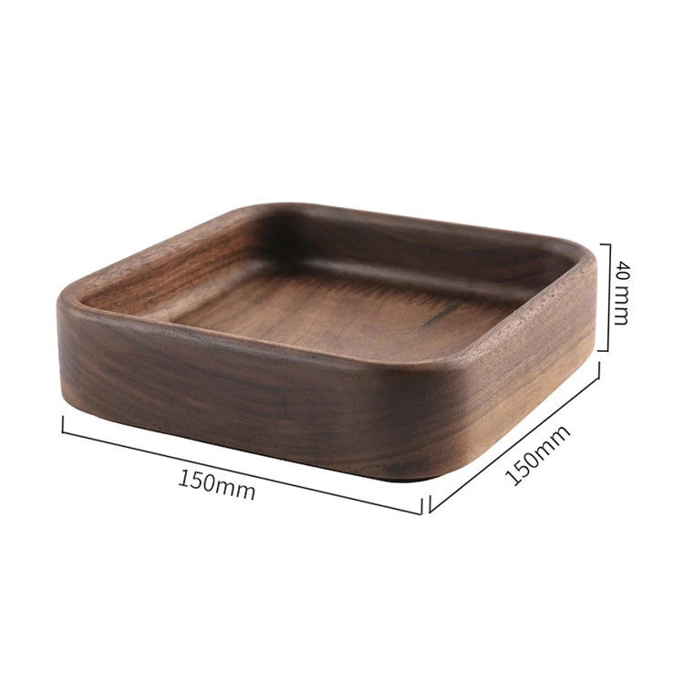 Wooden custom  household decoration square cookies rolling tray for baking