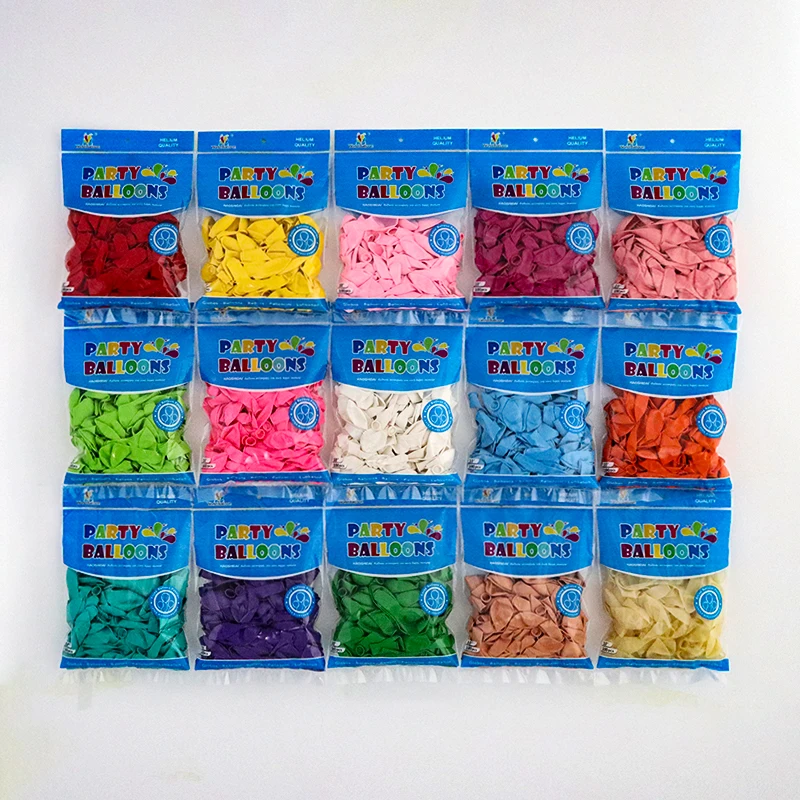customized Latex Balloon Wholesale 5 Inch 10 Inch 12 Inch 18 Inch Shiny Thick Metal Pearl Color Balloon Helium chrome balloons