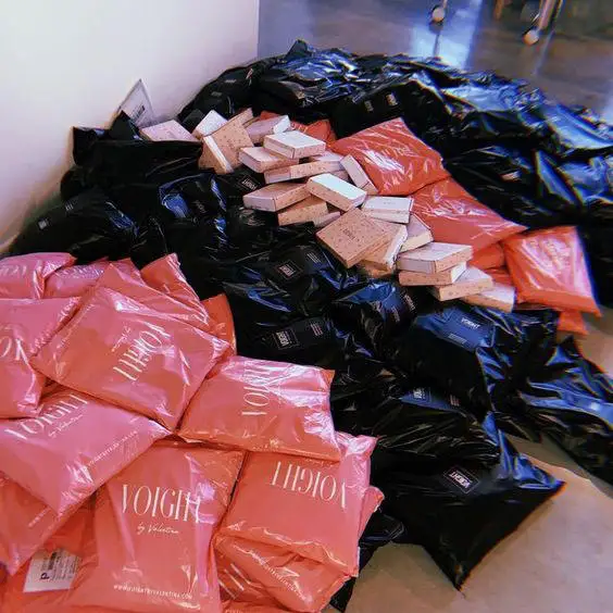 Custom Logo Biodegradable Compostable Postage Satchels Plastic Envelopes Shipping Courier Poly Mailer Mailing Bags For Clothing